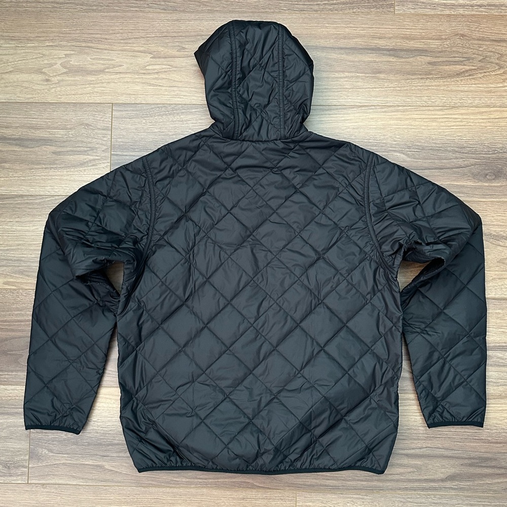 NEW Patagonia Men's Diamond Quilted Bomber Hoody in Black Size Large - Picture 11 of 15